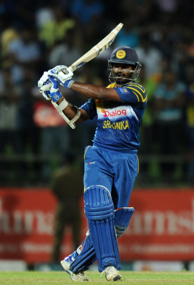 Perera equalled Sanath Jayasuriya's record for the fastest ODI half-century by a Sri Lankan batsman