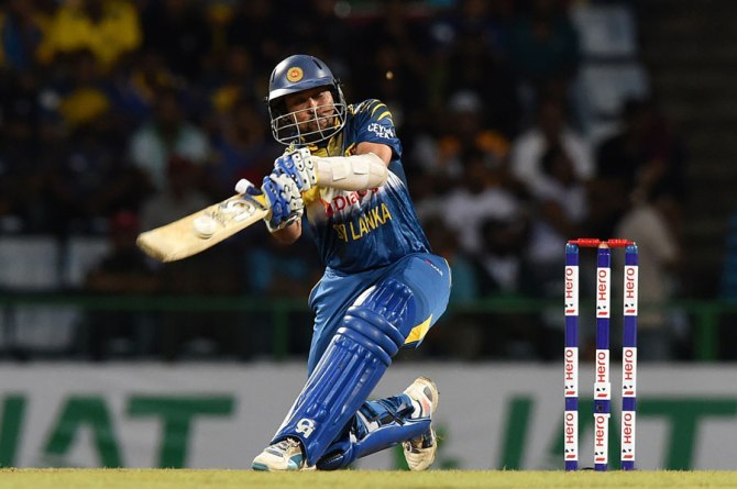 Dilshan hammered eight boundaries during his innings of 56