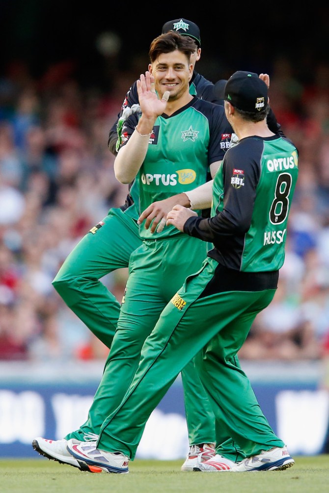 Stoinis finished with figures of 3-11 off two overs